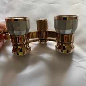 Elegant Gold and Mother of Pearl Opera Glasses